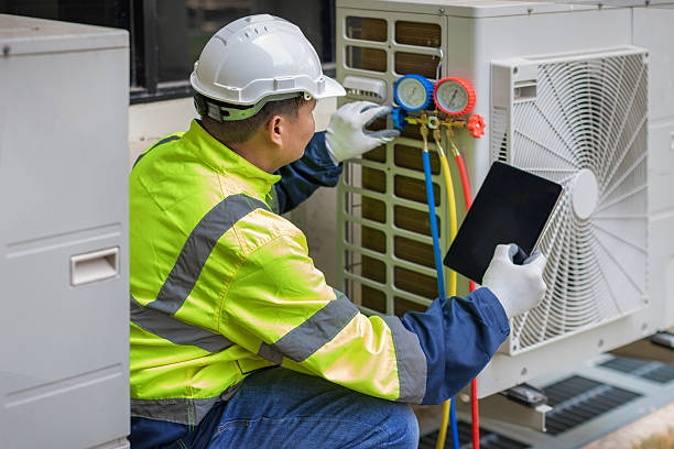 Professional Hvac technician working in Cross Plains, TX